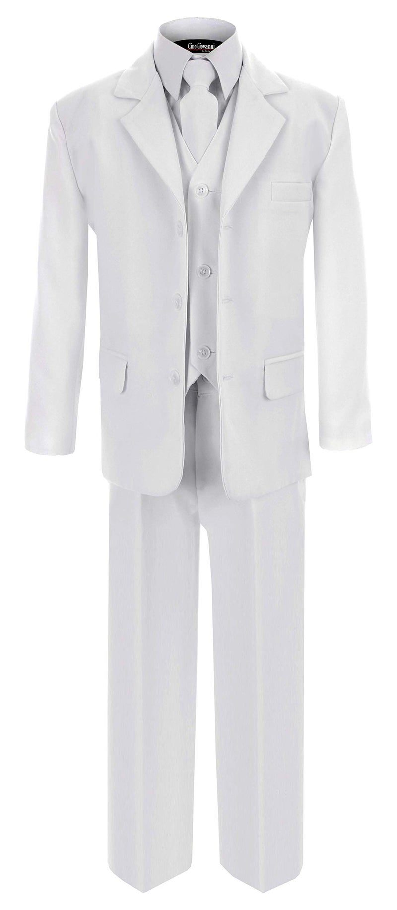Gino Giovanni G230 White First Communion and Wedding Suit Set for Boys (12) - Image 3
