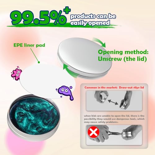 WATERELF 10Pc Putty Slime kit for Kids Fidget Sensory Artistic Therapy Putty Toys for Boys Girls Adults Stress Relief NonSticky - Image 5