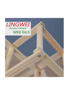 LINGWEI Wooden Wine Rack Bottle Holder  - Image 3
