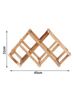 LINGWEI Wooden Wine Rack Bottle Holder  - Image 4