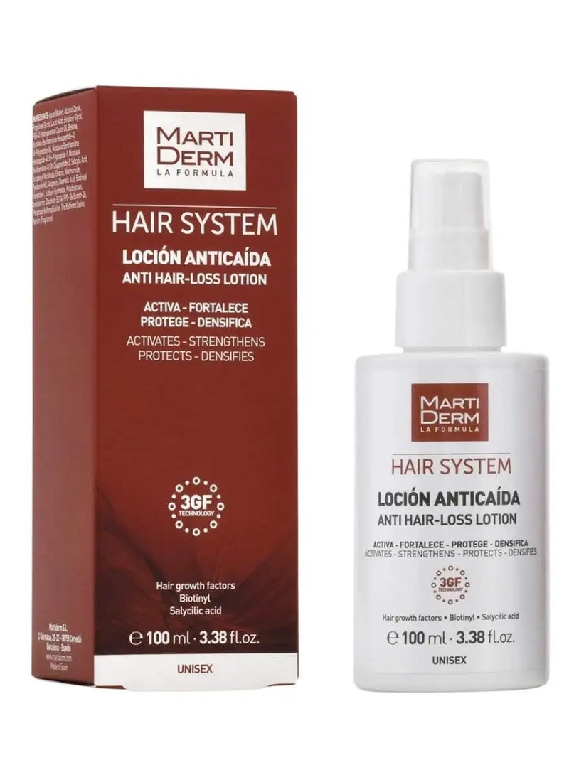 Martiderm Hair System Anti Hair Loss Lotion Unisex 100ml - Image 2