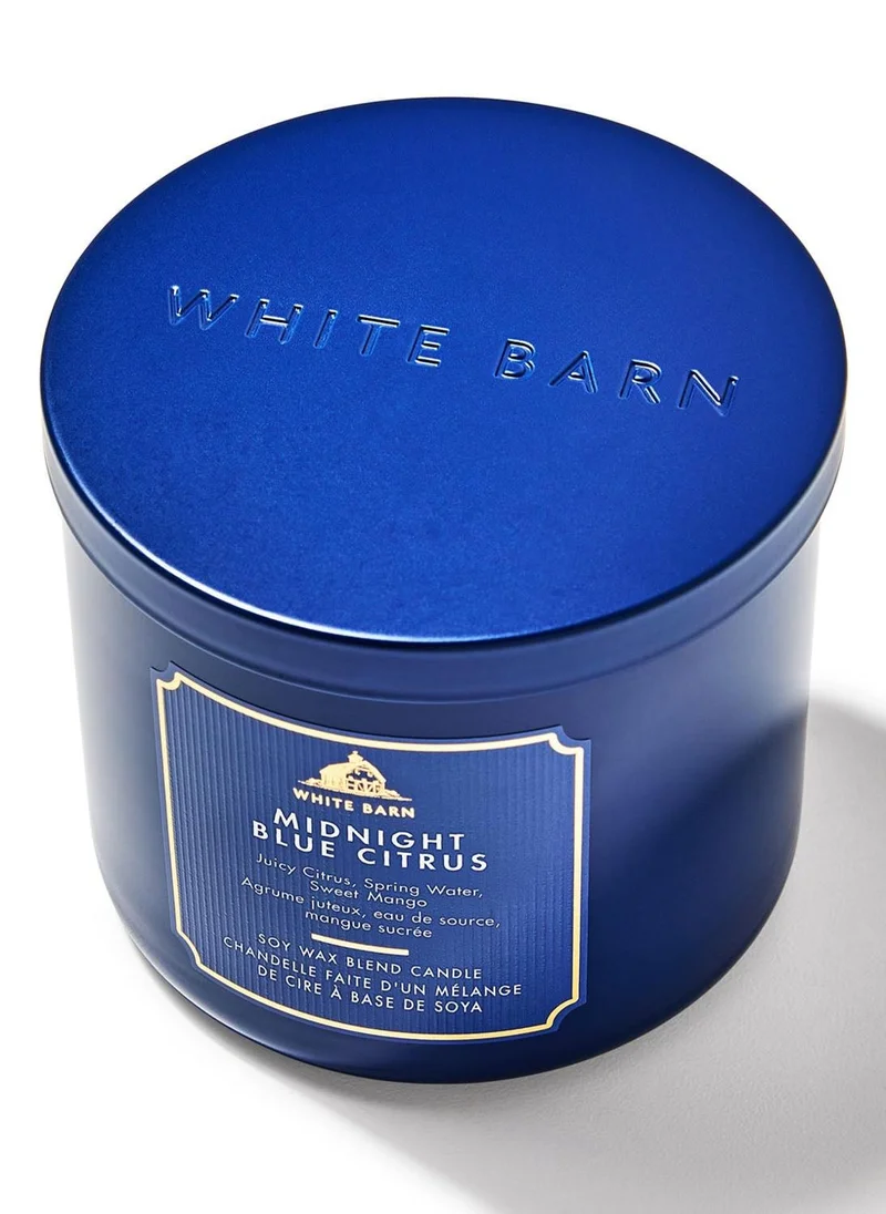 Bath & Body Works Midnight Blue Citrus 3-Wick Candle