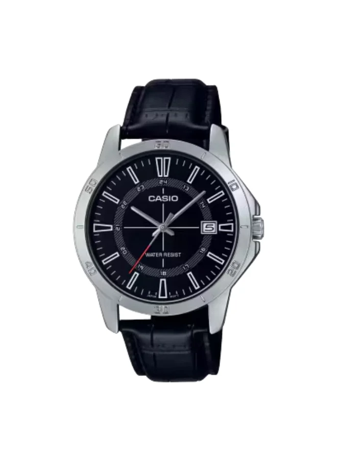 CASIO CASIO Men's Analog Black Dial Watch - MTP-V004L-1BUDF