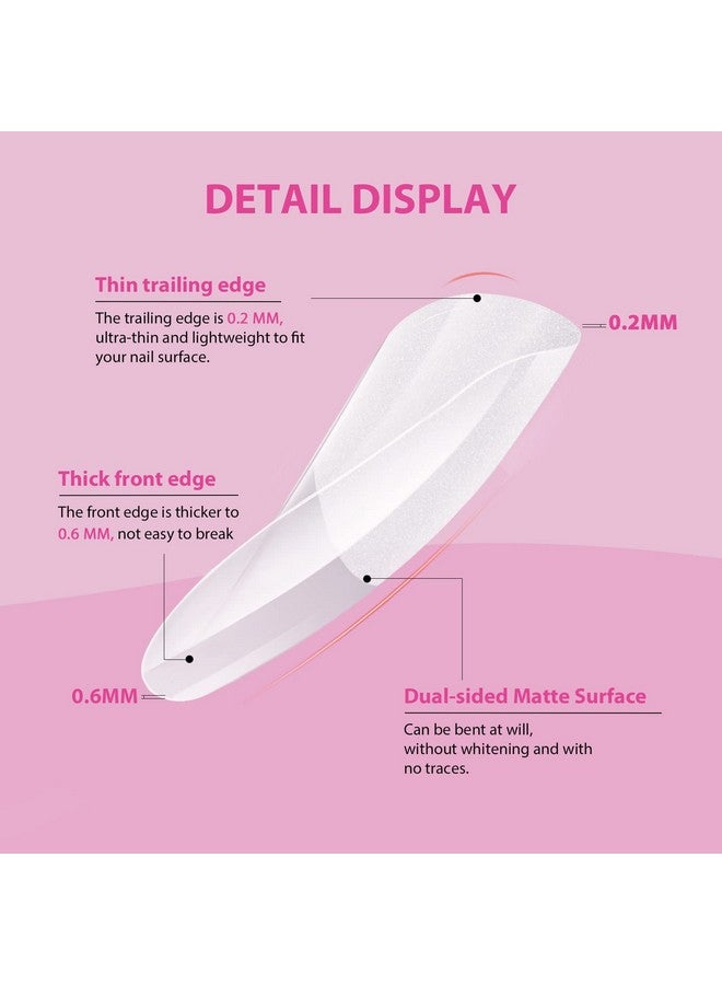 SAVILAND Almond Gel X Nail Kit - Nail Drill Kit U V Lamp for Nail 500PCS Nail Tips and Glue Gel Kit Easy Use Manicure Tool for Nail Design at Home Nail Kit with Everything DIY & Salon Gift for Women - Image 4