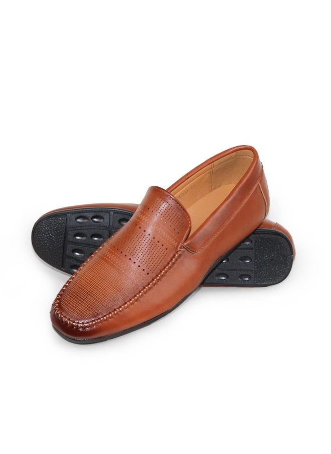 BOTELI Men's Shoes Soft Leather Comfortable Casual Smooth Loafer  - Image 1