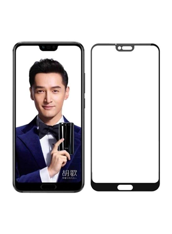 vesus Huawei Honor 10 Curved 3D Full Coverage Tempered Glass Screen Protector For Honor 10 With Black Frame
