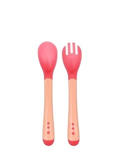 La Frutta La Frutta safe Spoon and Fork Set for kids - pink  - Image 3