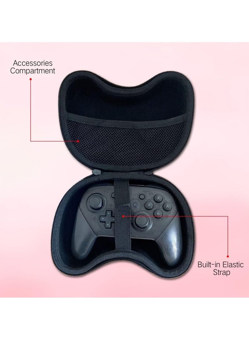 general Controller suitcase for Playstation 5 controller, PS5, PS4, Switch Pro, Switch OLED and Xbox controller, heavy duty case hard carry controller case - cute bunny - Image 4