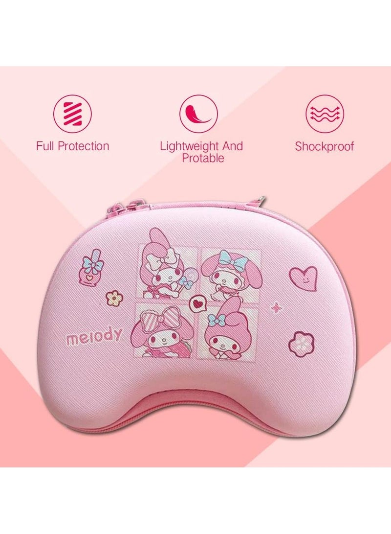 general Controller suitcase for Playstation 5 controller, PS5, PS4, Switch Pro, Switch OLED and Xbox controller, heavy duty case hard carry controller case - cute bunny - Image 3