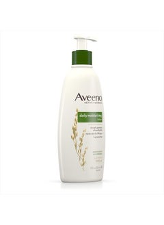 Aveeno Daily Moisturizing Body Lotion with Soothing Oat and Rich Emollients, Fragrance-Free, 18 Fl Oz  - Image 3