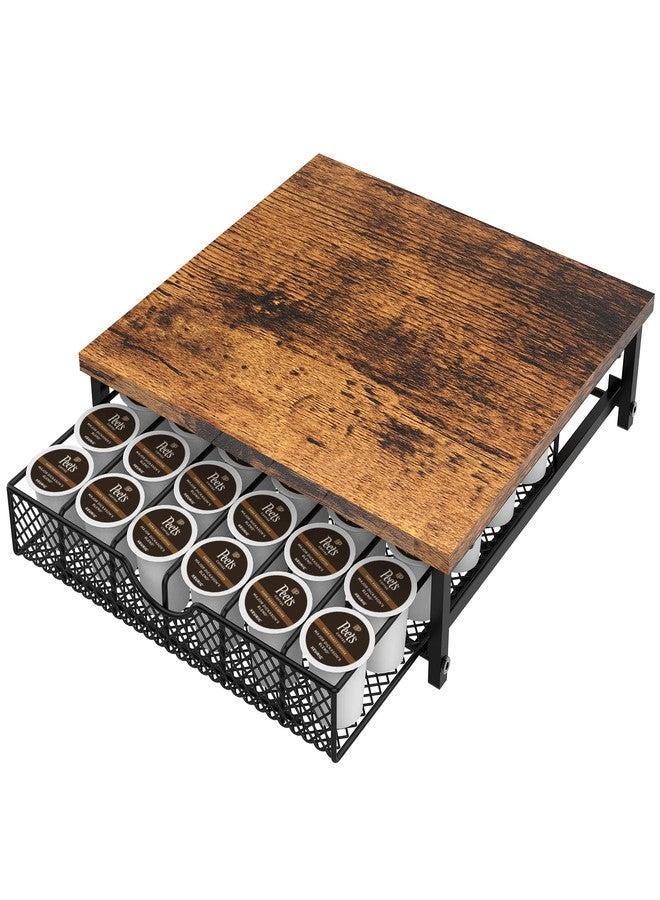 CADUKE Coffee Pod Drawer for K Cups Drawer Organizer Coffee Pod Storage with Drawer Baskets Pod Storage Holder for Cafe Counter in Home Office Farmhouse 36 Capacity - Image 1