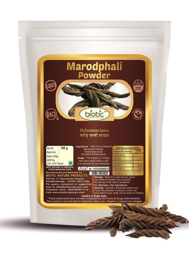 Biotic مسحوق مارود فالي الطبيعي (هيليكترس إيسورا) - 100 جرام - Image 1