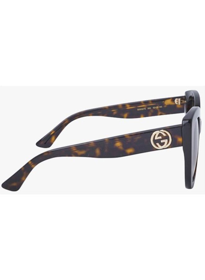 GUCCI Women's Cat Eye Sunglasses with Brown lenses GG0327S 002 52mm - Image 3
