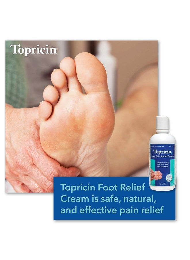 Topricin Foot Pain Relief Cream (8 Oz)  - Image 5