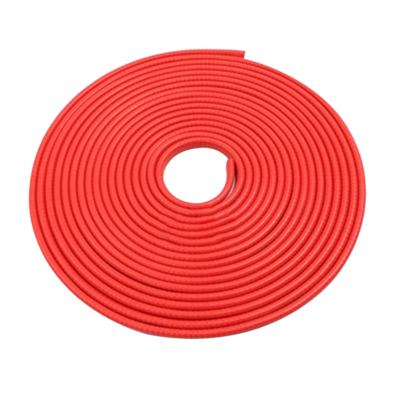 Car Door Edge Protector: Red U-shaped Channel Design - Flexible Trimmable Auto Door Trim for Vehicle Door Edge Protection & Family Safety - Image 2