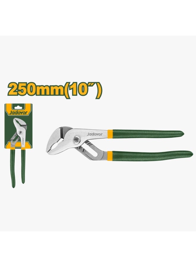 Jadever Jadaver 10-Inch Pump Pliers (250mm) – Professional Hand Tool with Ergonomic Non-Slip Grip - Image 1