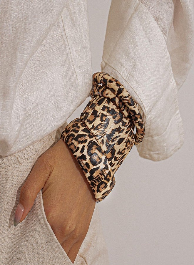 72ore Leopard Print Bracelet for Women Stylish Leopard Bangle Cuff Bracelets Fashion Jewelry Gift Accessories - Image 4