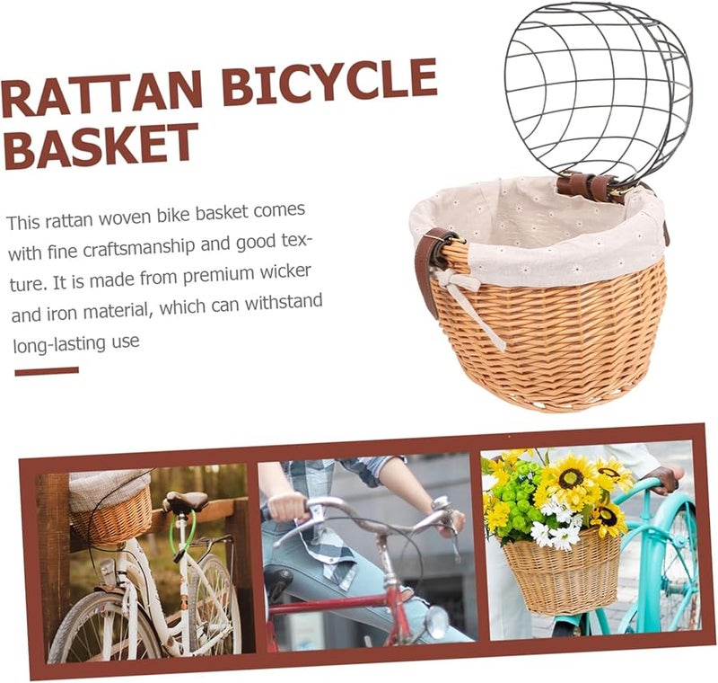 Pet Front Bike Basket Removable Pet Carrier Bag Durable Material for Cats and Dogs - Image 4