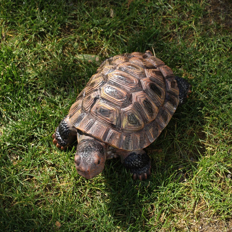 Sdeetesamjun Turtle Statue, Resin Garden Sculpture Indoor/Outdoor Yard Lawn Ornament,Home Decor (Medium) - Image 1