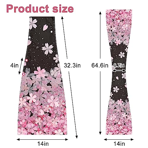 VOPHIA 2 Pack Adult Bib Dining Scarf for Women Microsuede Washable Reusable Food Clothing Protectors Dining Mouth Towel Scarf (sakura) - Image 2