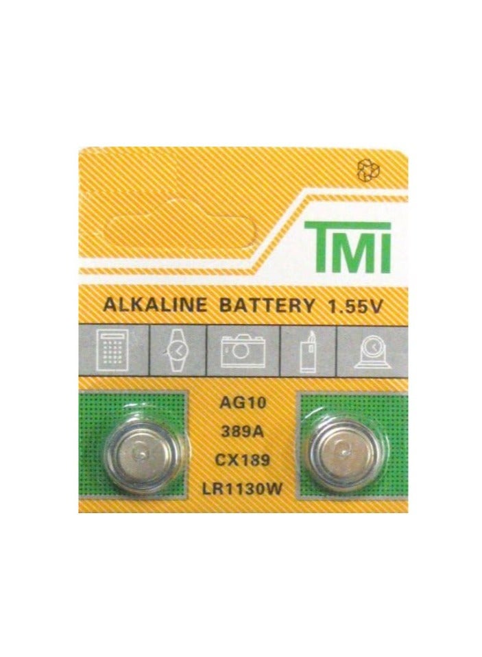 Alklaine Button cell Battery