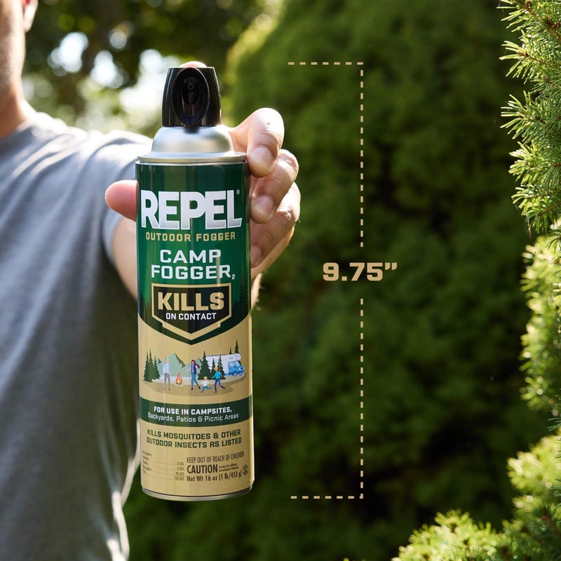 repel رذاذ طارد الحشرات الخارجي 16 أونصة، يقتل البعوض - Image 3