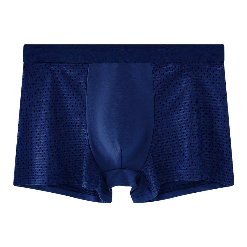 Manufacturers Selling Men'S Underwear Waist Plus Size All Platforms Selling Large Plus Fertilizer Mesh Cold Boxers - Image 1
