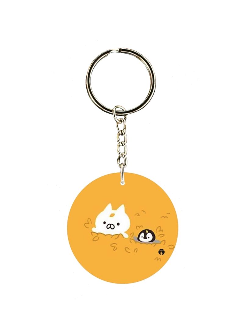 Cartoon Printed Keychain