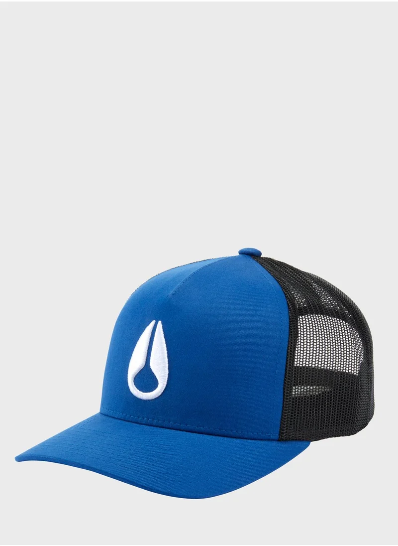 نيكسون Embroidered Logo Trucker Cap