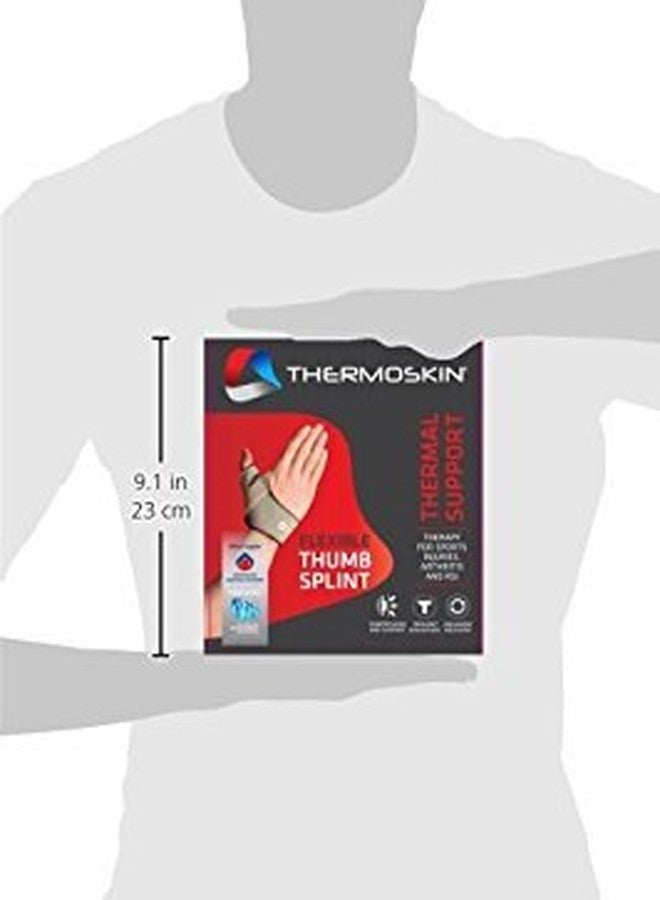Thermoskin Flexible Thumb Splint, Beige, Right, Medium - Image 3