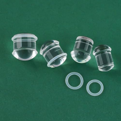 TBOSEN Precise Dimensions Set Color Acrylic O-Ring Ear Plugs Tunnels Gauges Stretcher Piercings Kit - Image 2