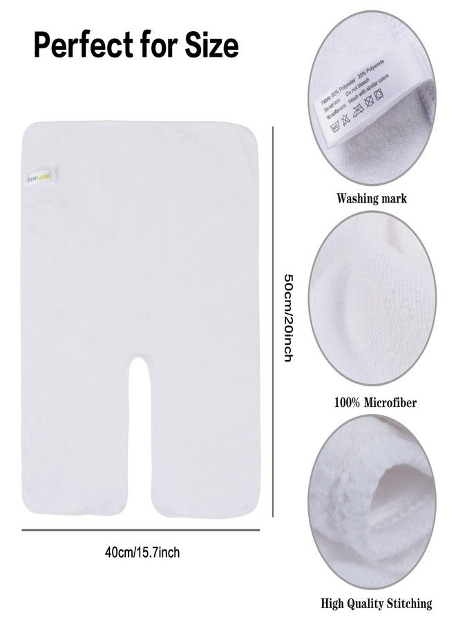 SINLAND Microfiber Esthetician Towels for Facials Mask Removing Face Wrap Soft Facial Cloth with Split Design Spa Towels for Facial Steam Massage and Cleansing - Image 2