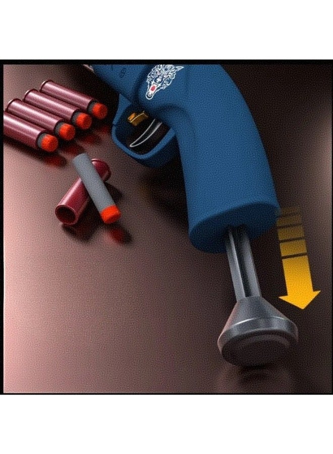 TEKNOWORTH Soft Bullet Toy Gun for Kids – Safe Outdoor Shooting Game Toy with Soft Balls | Unisex Plastic Gun for Ages 5–14+, Fun Target Practice & Role Play | Kids Outdoor Play Gun (Blue) - Image 2
