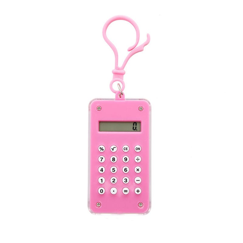 Mini Portable Basic Calculator - 8 Digits Clear Display Automatic Power Off Electronic Calculator for Daily Office School Use - Image 1