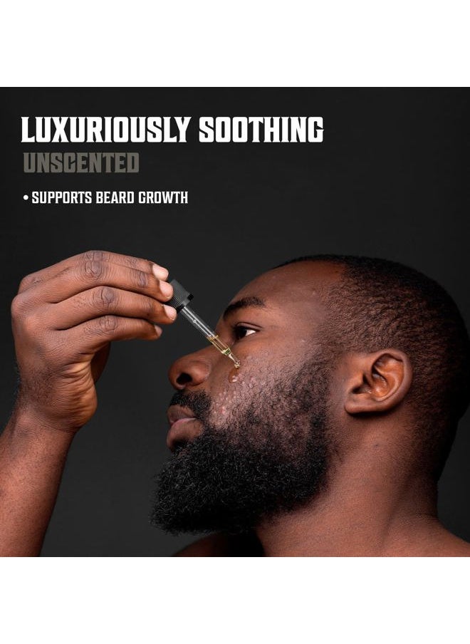 Viking Revolution Unscented Beard Oil for Men - Natural Mens Beard Oil with Argan Oil and Jojoba Oil - Beard Softener, Strengthens and Moisturizes - Beard Conditioner for Men (Unscented, 1 Pack)  - Image 4