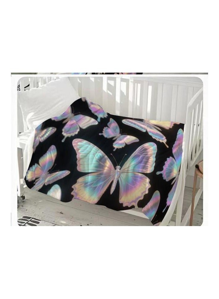 عام بطانية رقيقة من الفانيلا (دافئة ومريحة، ومناسبة للنوم واستخدام الألعاب وإزالة الغبار ومقاومة للرمل) 150 سم * 200 سم - 143 - Image 1