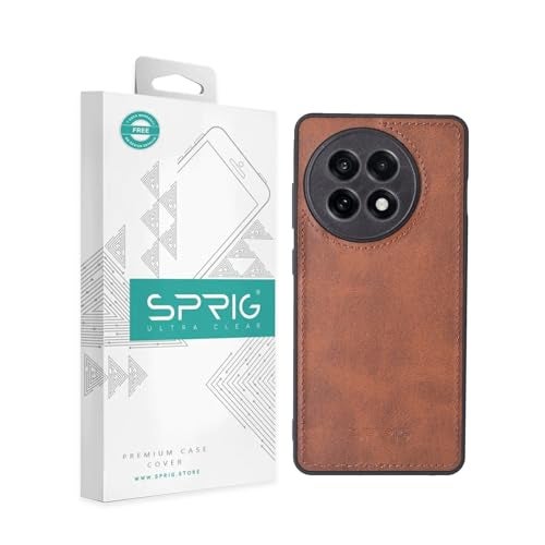SPRIG Compatible with OnePlus 13R 5G Premium PrimeMatte Back Cover Drop Tested Shock Proof Mobile Case for Men, Women, Boys and Girls with Camera Protection (Brown) - Image 1