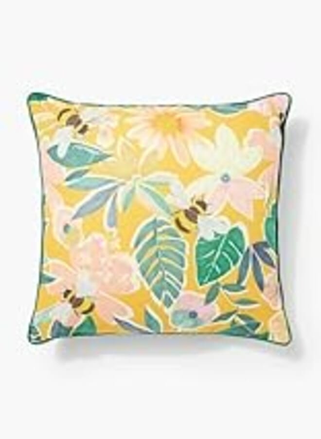 Matalan Happiness Reversible Cushion, 46 cm x 46 cm Size
