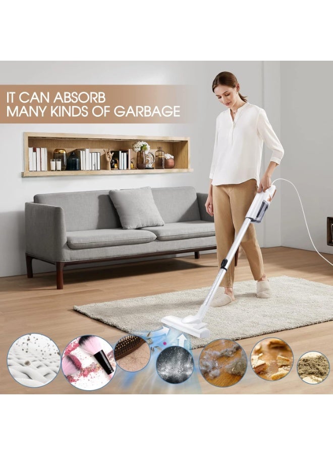 Xoopla SV1300 Corded Stick Vacuum Cleaner, 650W Power, 18KPa Strong Suction, 5M Cable, Lightweight Multifunction Handheld Vacuum for Hard Floor, Carpet & Pet Hair - Image 2