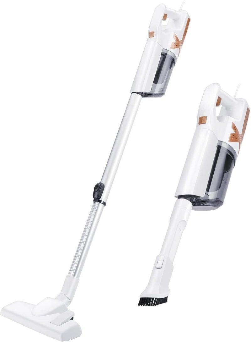 Xoopla SV1300 Corded Stick Vacuum Cleaner, 650W Power, 18KPa Strong Suction, 5M Cable, Lightweight Multifunction Handheld Vacuum for Hard Floor, Carpet & Pet Hair - Image 1