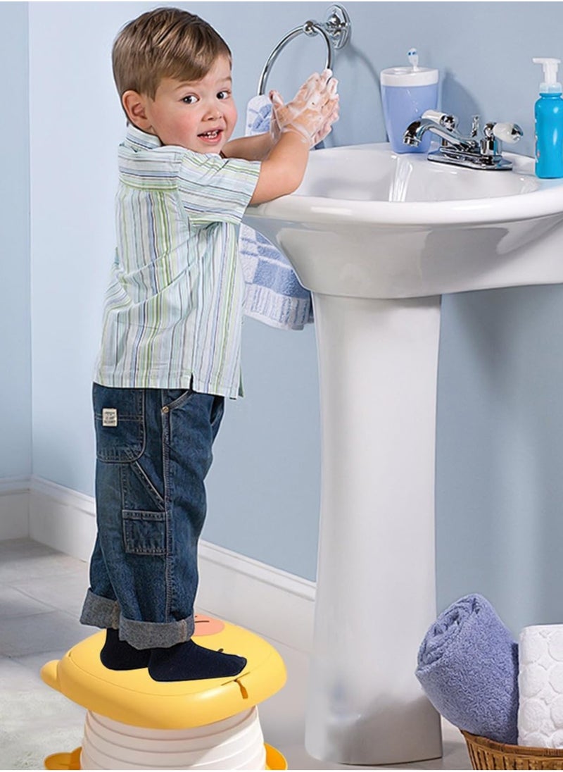 MIXDE Travel Potty Seat for Toddler,Portable Car Potty for Toddler,Foldable Training Toilet Seat Chair for Kids Boys Girls with Storage Bag &Disposable Bags Car Potty for Camping Outdoor Indoor  - Image 5