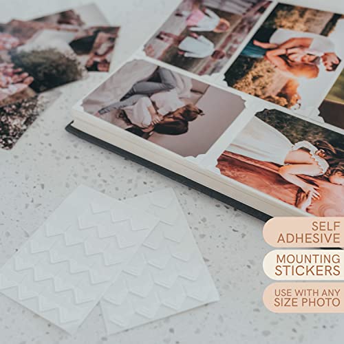La Lente Photo Corner Stickers - 240 Adhesive Picture Mounting Corners for Scrapbooking and Photo Albums, Acid-Free and Easy to Use - Image 2