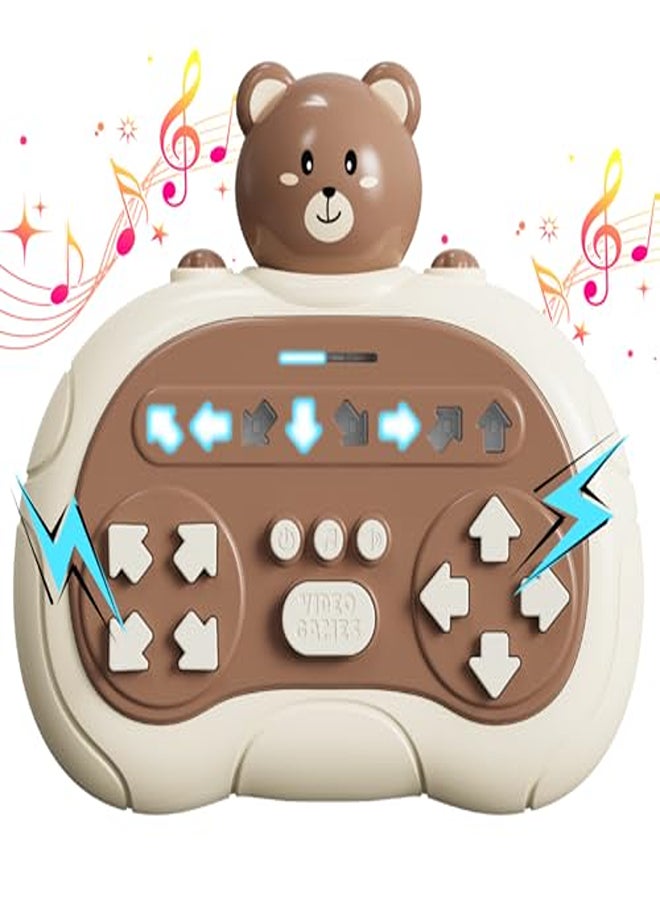 Quick Push Bubble Game Machine Fidget Toys (Brown Bear) - Image 1