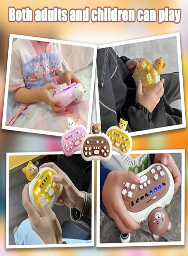 Quick Push Bubble Game Machine Fidget Toys (Brown Bear) - Image 2