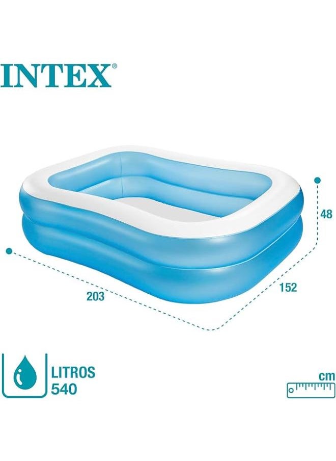 INTEX Intex Large Family Pool 203*152*48 cm Starting from 3 years - 57180np  - Image 1