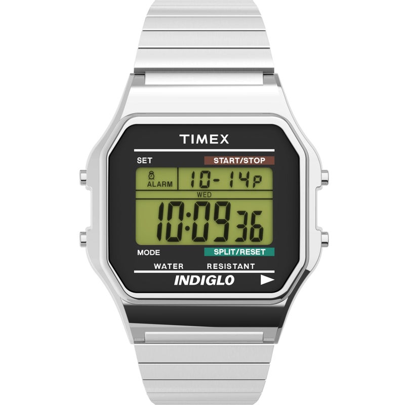 TIMEX ساعة تيمكس الرقمية الكلاسيكية للرجال 34 مم - Image 1