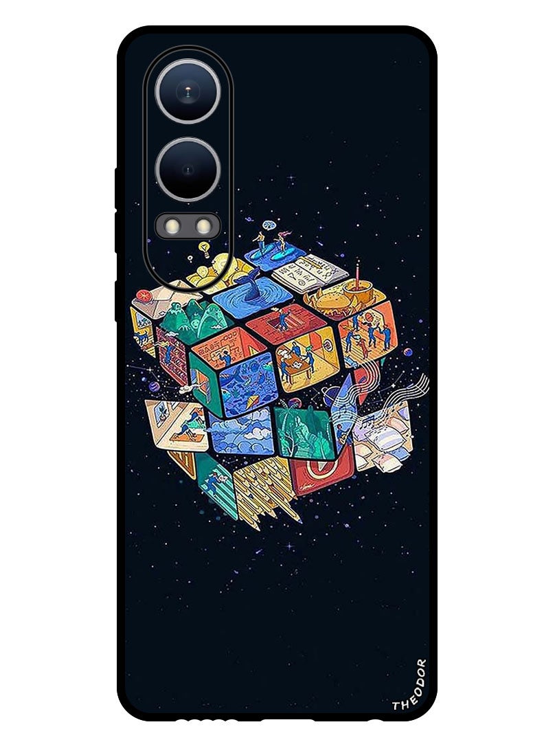 Theodor Protective Case Anti Scratch Shock Proof Bumper Cover For Oppo K12x (China) Cube - Image 1