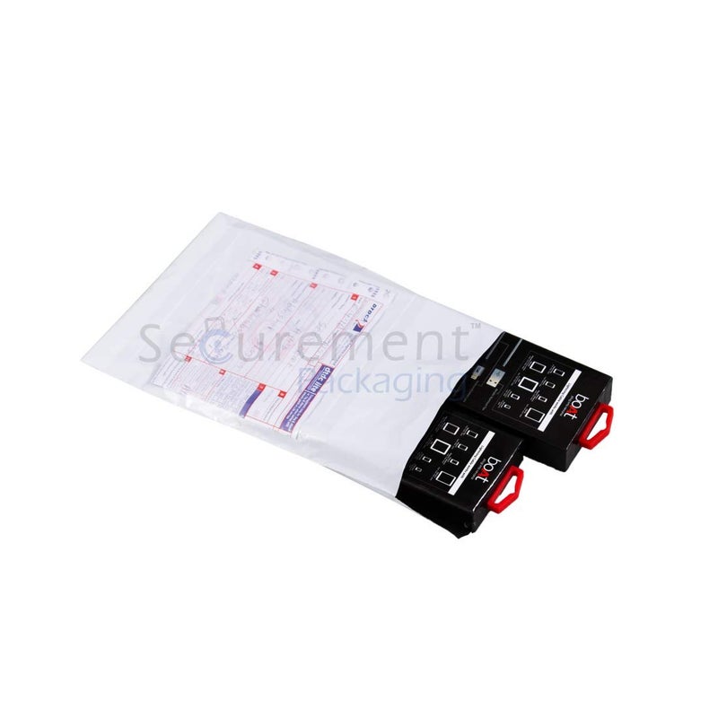 SECUREMENT Security Poly Courier bag Envelopes with POD pouch (6 x 8 inches) - 50 Packs - Image 1