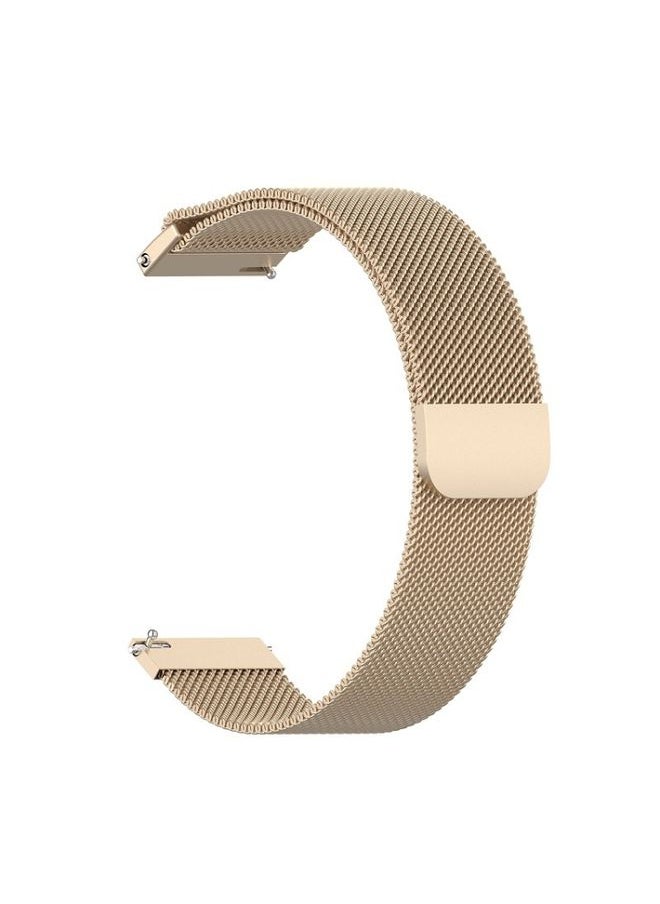 Generic - Replacement Strap For Huami Amazfit GTS 22mm Milanese Magnetic Metal Watch Band Champagne Gold - Image 1