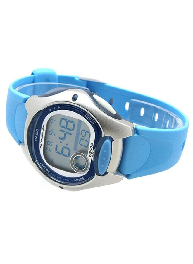 Casio LW-200-2BV Women’s Digital Sports Watch – Blue Resin Strap with LED Light & Stopwatch - Image 4